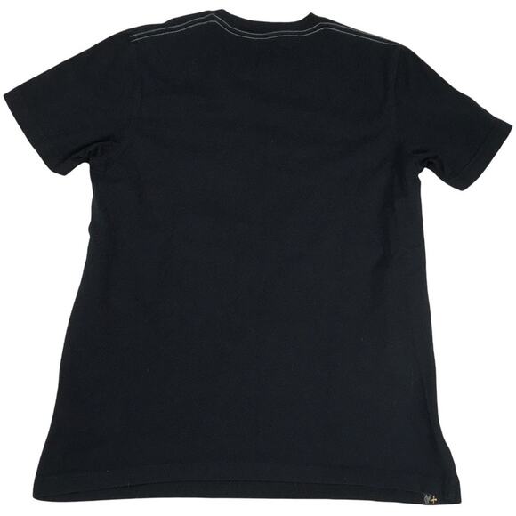 Marc Ecko T-Shirt Cut & Sew Metallic Screen Print Graphic Tee 100% Cotton Mens S - Picture 8 of 8